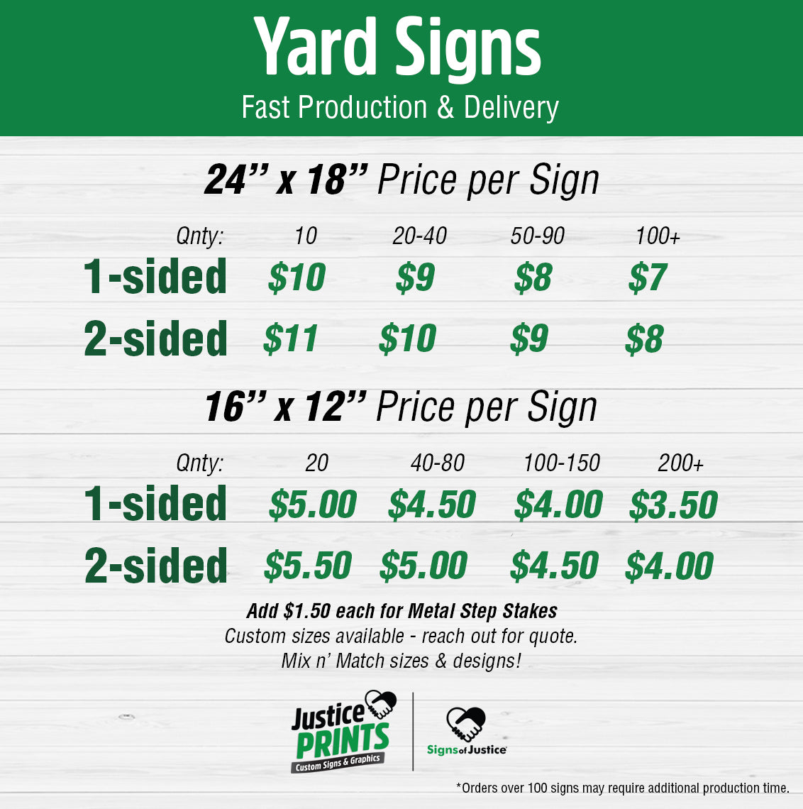Custom Yard Signs