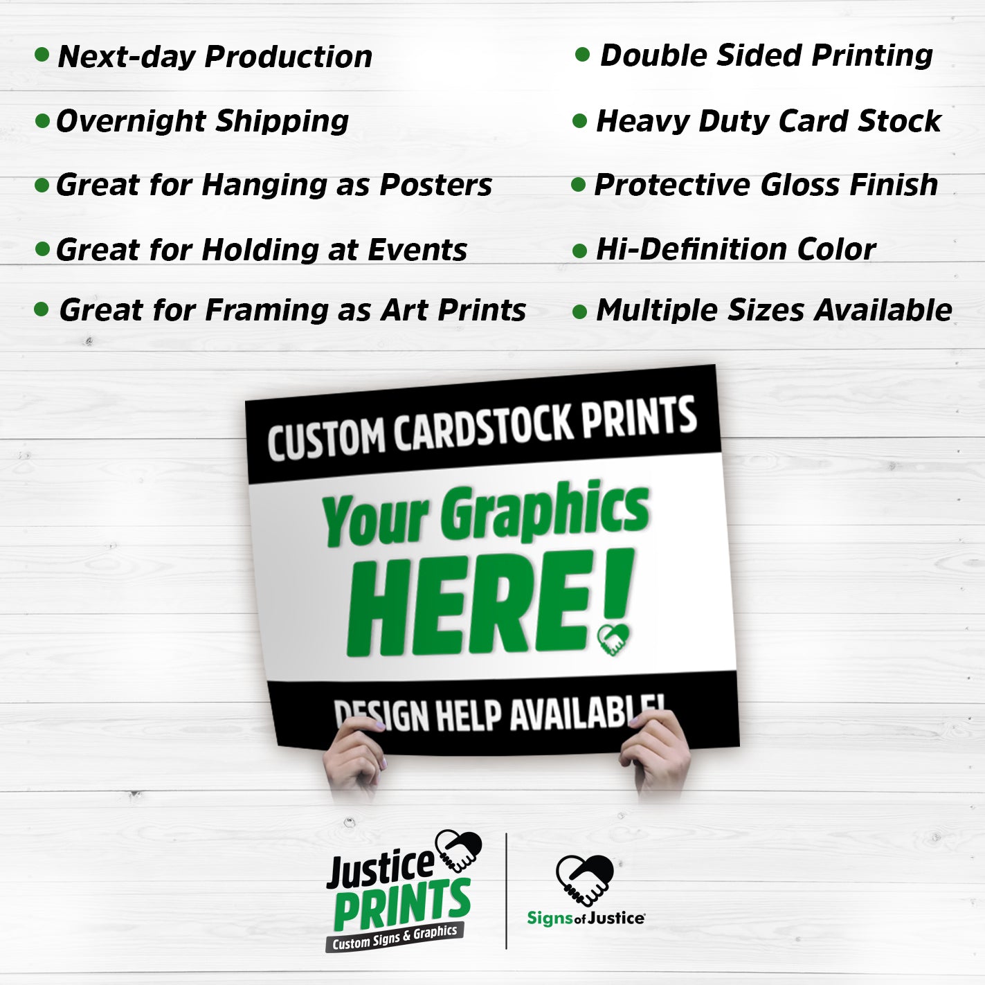 Custom Cardstock Prints