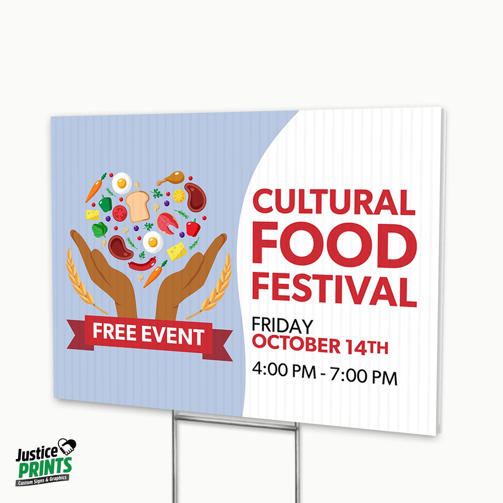 Community Food Sign Community Events | Yard signs |