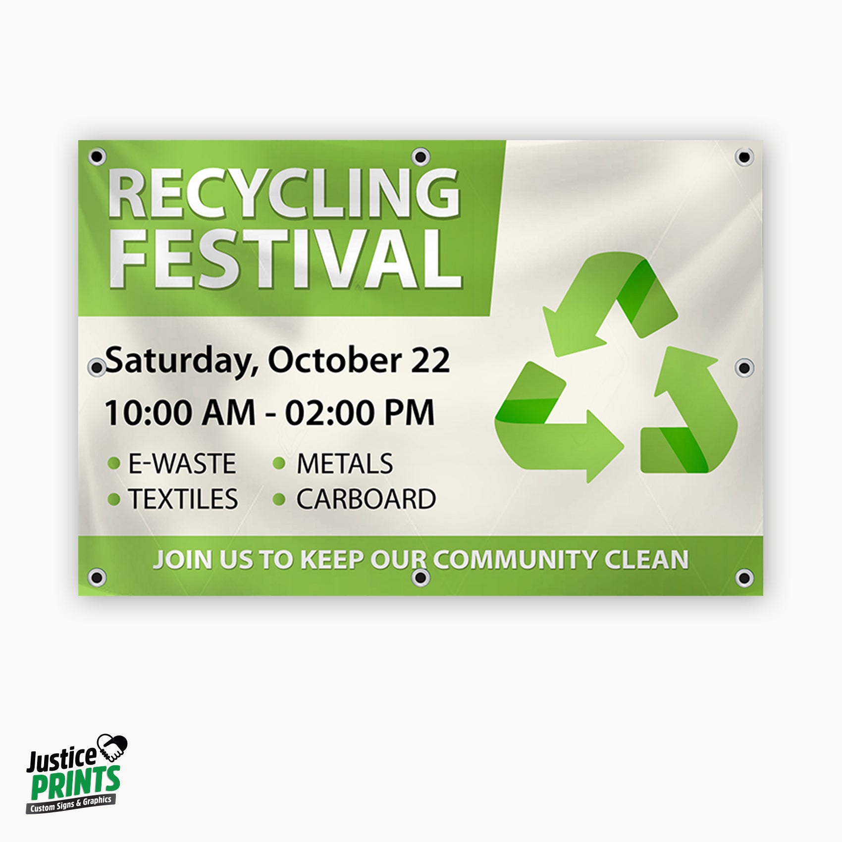Recycling Rally Event Community Events | Vinyl Banners |