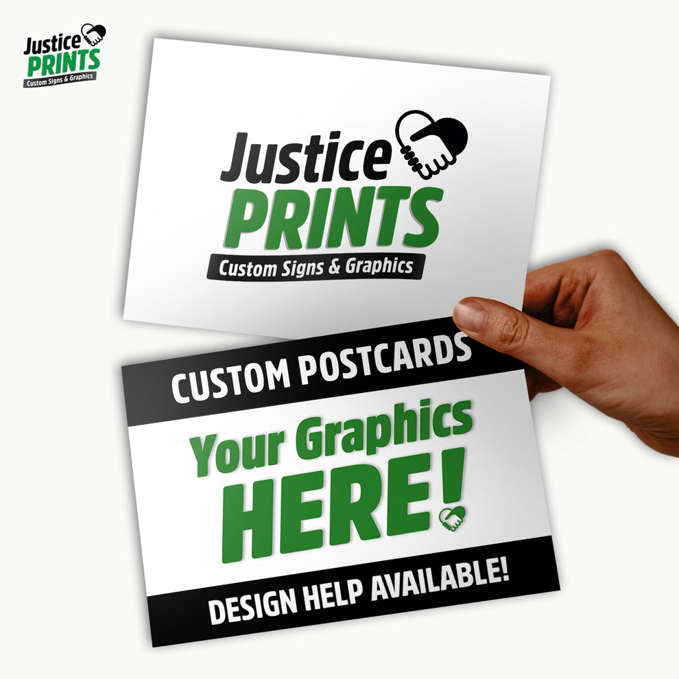 Custom Postcards | FREE Design Help + 2-Day Delivery! – JusticePrints