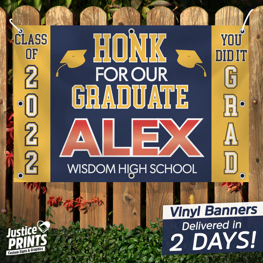 Honk For Our Graduation Banners