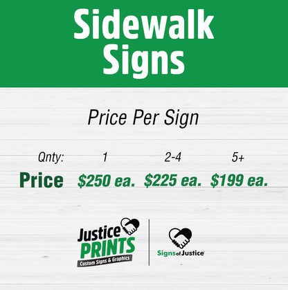 Custom Sidewalk Signs